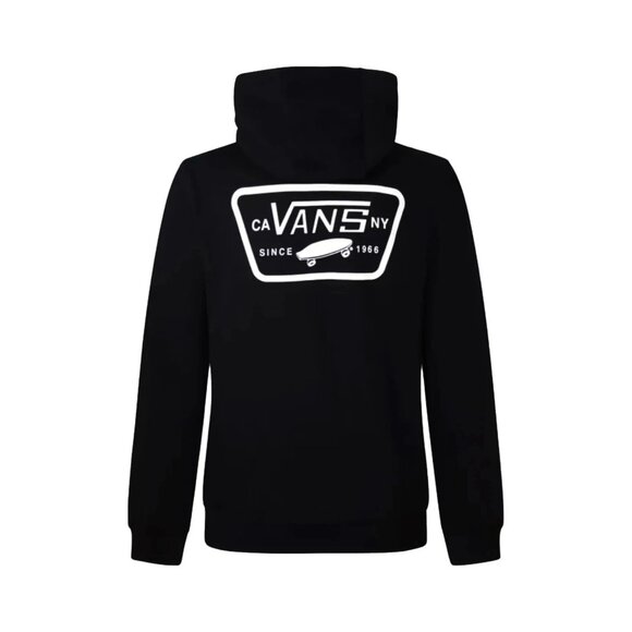 Vans Men's Full Patch II PO Hoodie Pullover Black Size S NEW WITH TAGS! - Picture 2 of 3